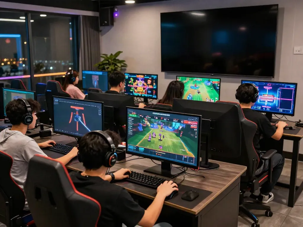 GEM88 online gaming experience with players engaging in live casino and sports betting.