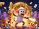 Experience the excitement of Mahjong Ways with a playful poltergeist and a curious ghost-hunter puppy in a vibrant casino.