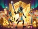 Experience the thrill of sunwin as Anubis leads in a vibrant casino adventure with gold treasures.