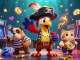 Experience thrilling action at a new online casino Australia with vibrant 3D gaming characters and elements.